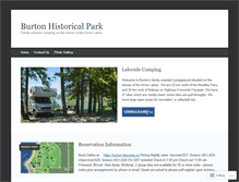 Tablet Screenshot of burtonhistoricalpark.com